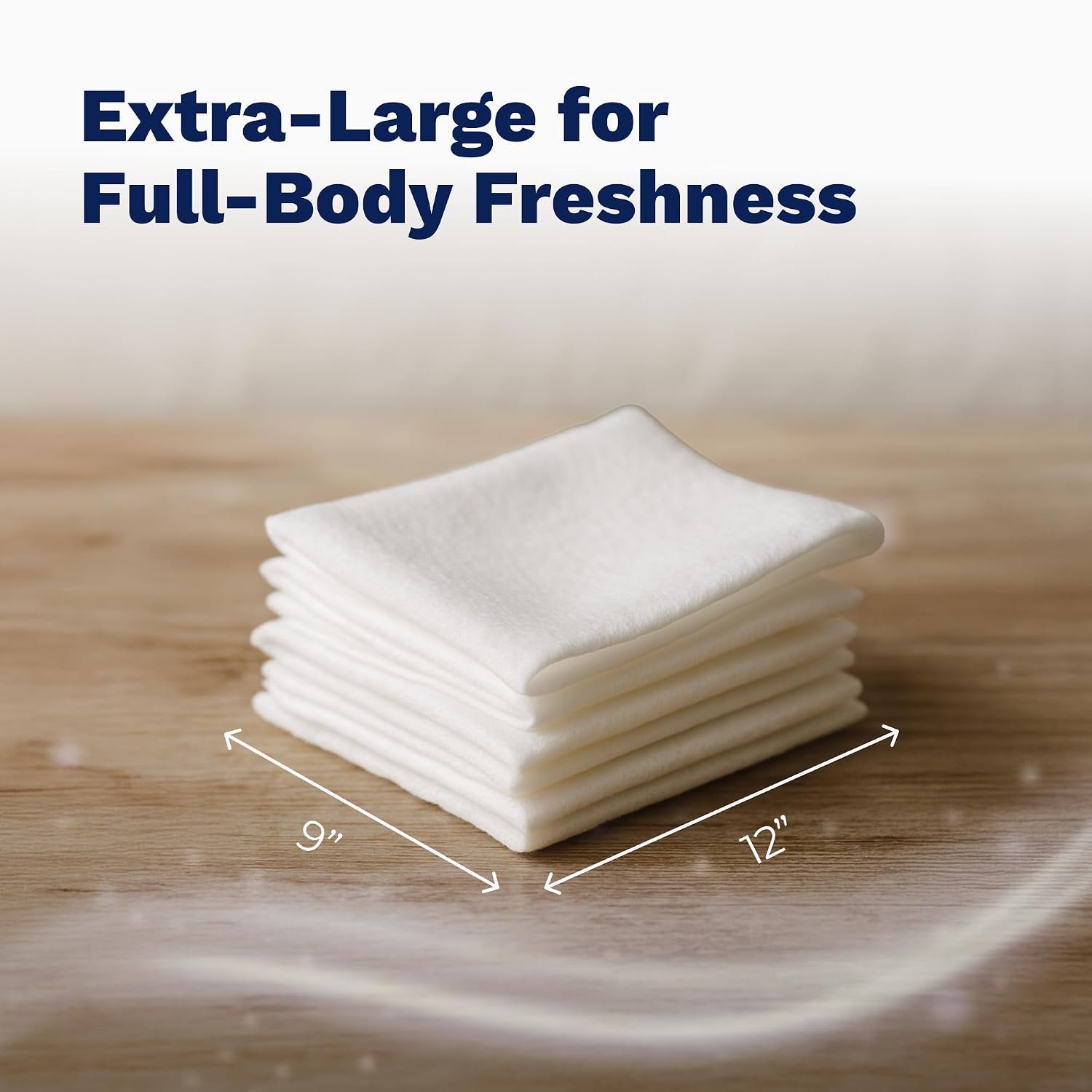 Adult Washcloth Wipes, Unscented - 64 Count (Pack of 1) | Extra Large Rinse-Free Wipes, Soft & Gentle For Sensitive Skin, Senior Care, Post-Surgery & Travel Hygiene - On-The-Go Ready - Image 8