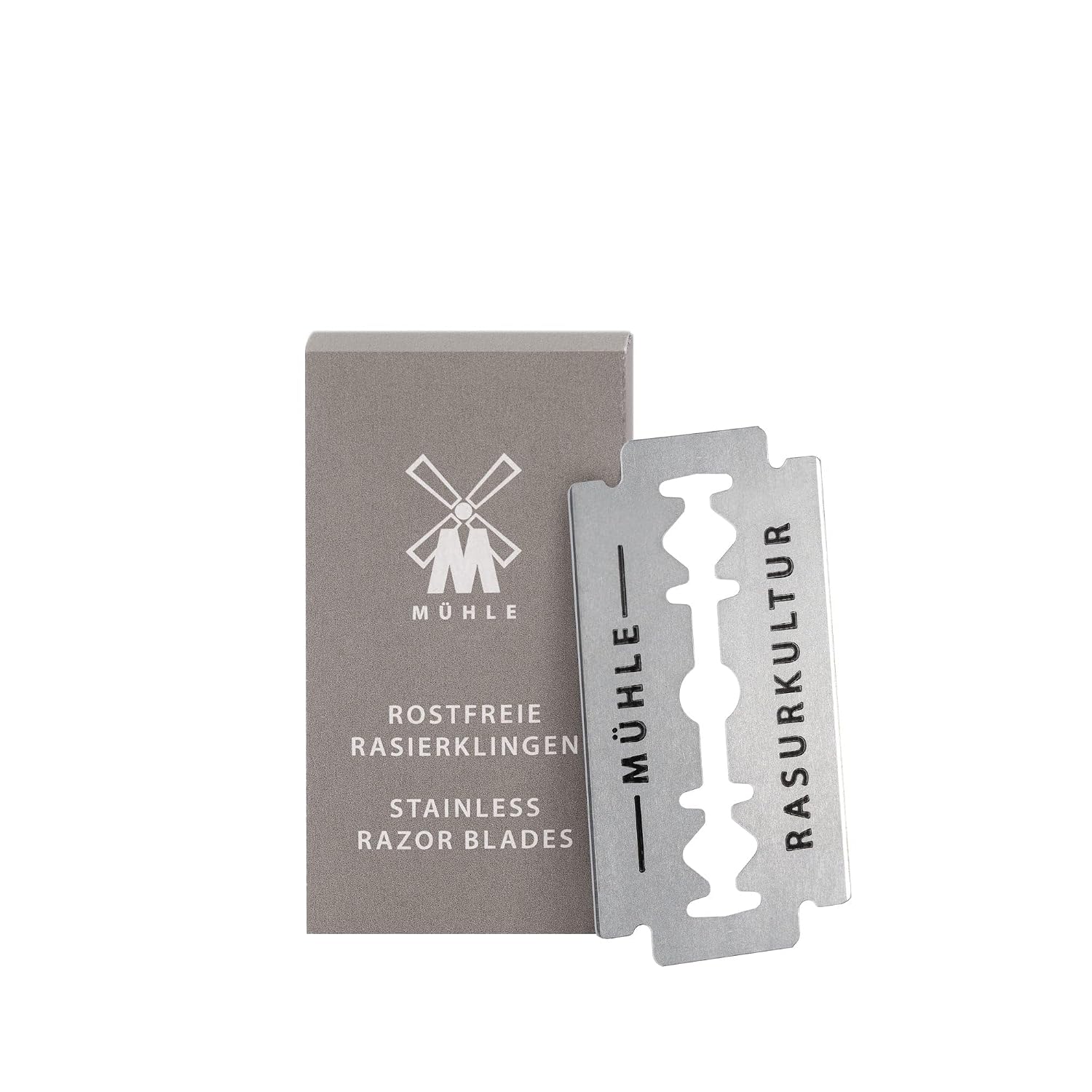 MÜHLE NEO Bundle - 4 Piece Set - Safety Razor Chrome-Plated Blades, Cream, After Shave - Closed Comb, Rubber Grip, Black - Image 6