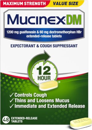 Mucinex DM 12Hr Max Strength Chest ...