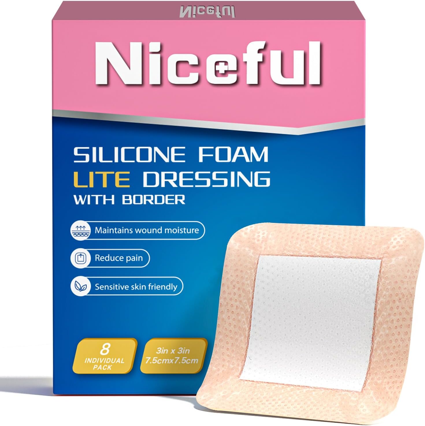 Niceful Silicone Foam Lite Dressing...