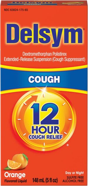 Delsym 12 Hour Cough Medicine for A...