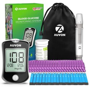 AUVON Blood Glucose Monitor Kit for...