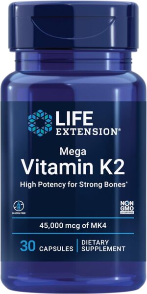 Life Extension Mega Vitamin K2, 45 ...