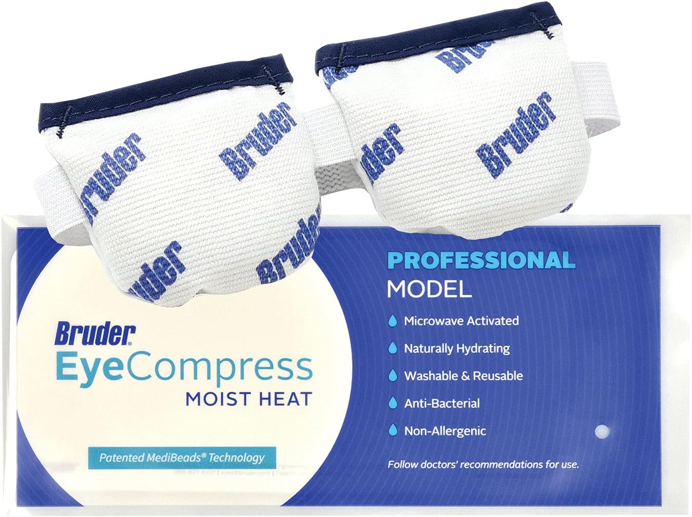 Bruder Moist Heat Eye Compress | Microwave Activated | Fast Acting and Effective Relief for Dry Eye and Other Eye Irritation - Image 2