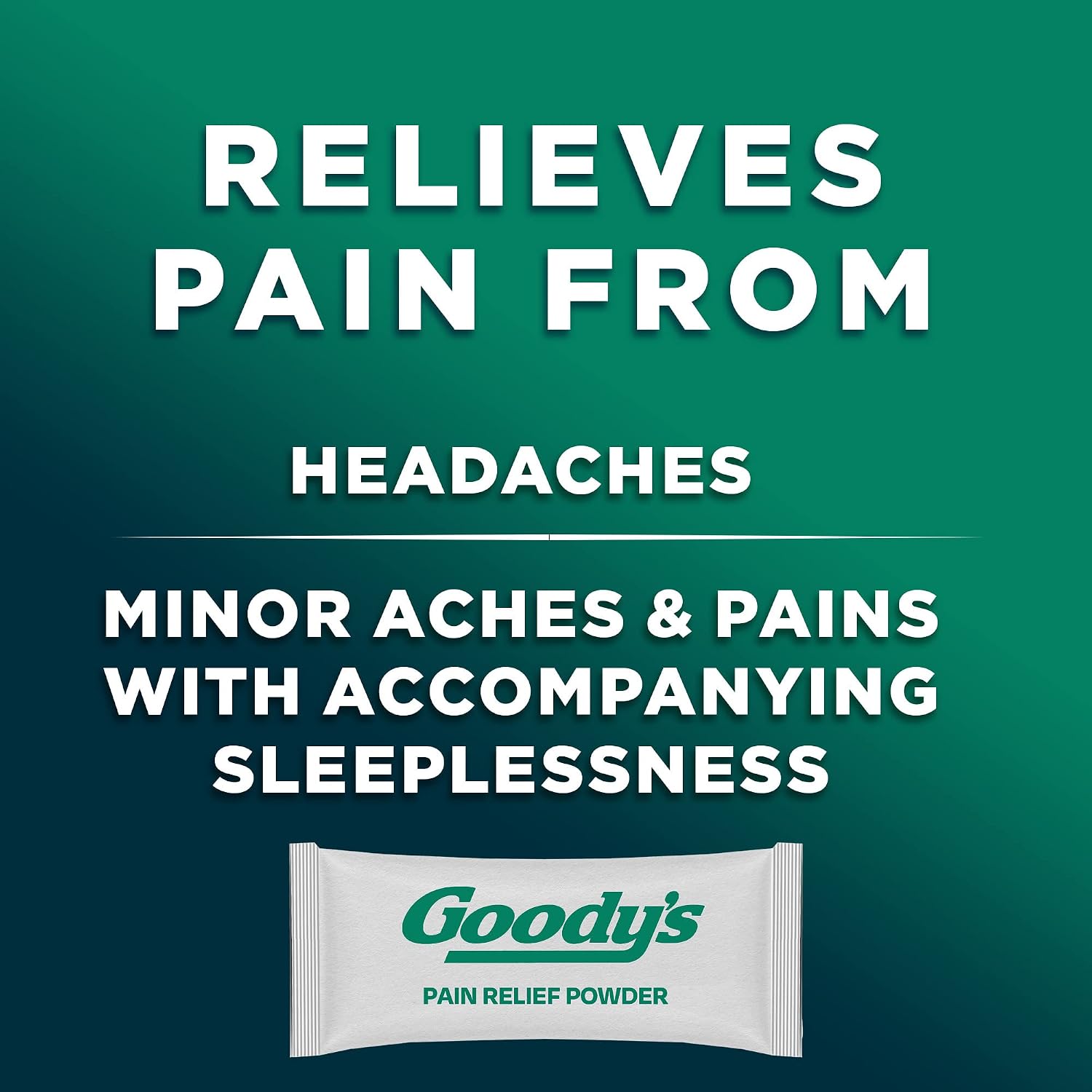 Goody's PM Nighttime Powder, Pain Reliever & Sleep Aid, 16 Count | Fast Pain Relief, Dual Action with Acetaminophen & Diphenhydramine, Headache Relief, Caffeine-Free, Unflavored, Dissolve Pack - Image 3