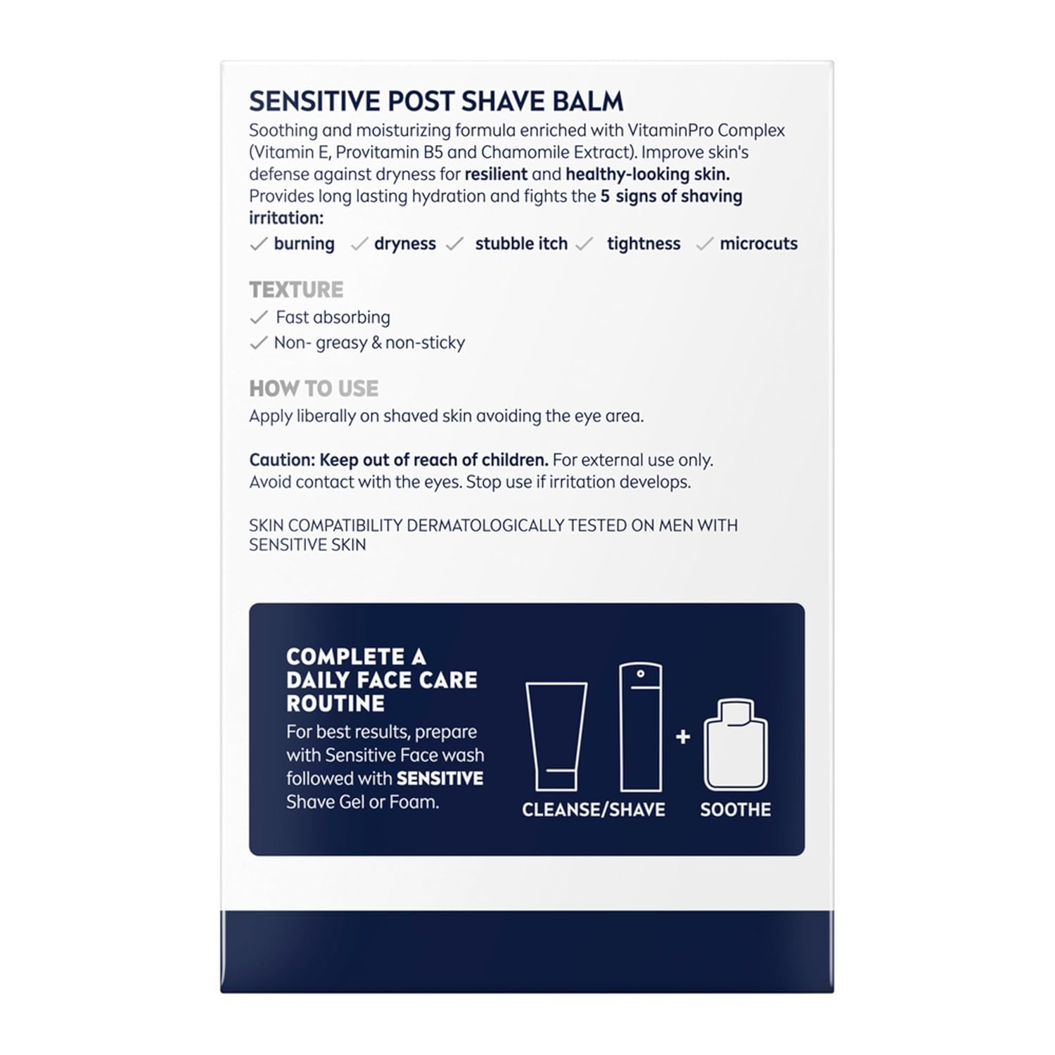 NIVEA MEN Sensitive Post Shave Balm, After Shave Balm for Men, 3.3 FL OZ - Image 13