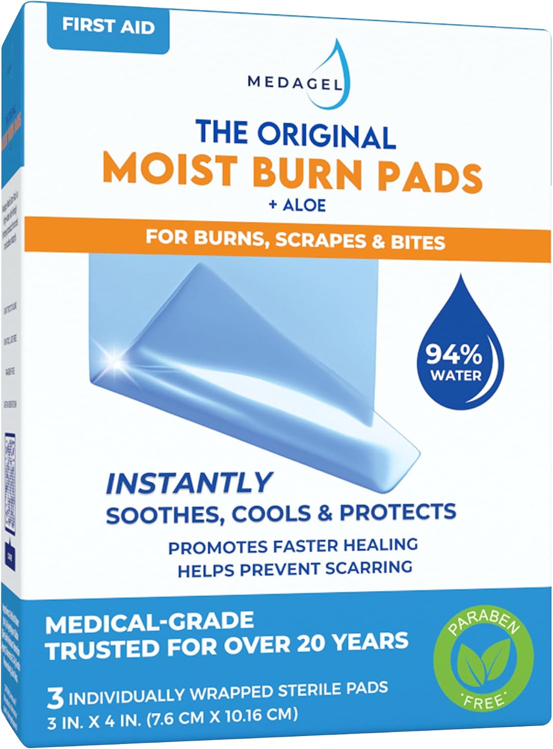 Medagel The Original Moist Burn Pad...