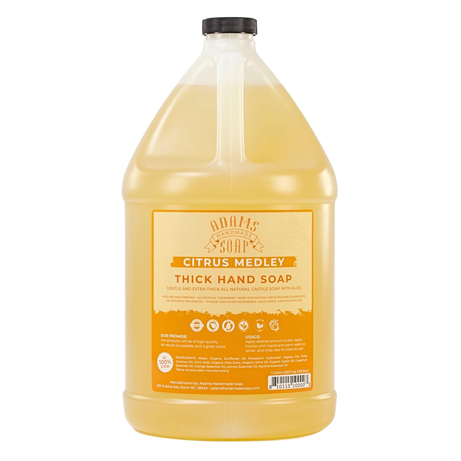 Adams Handmade Soap Thick Organic C...