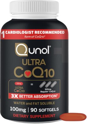 Qunol Ultra CoQ10 100mg, 3X Better ...