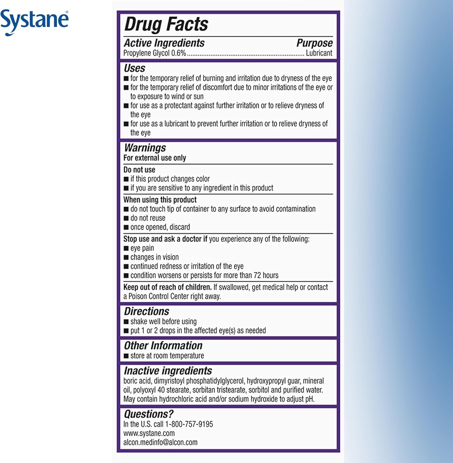 Systane Complete Preservative Free Dry Eye Drops, 30 Ct Single Use Vials - Image 7