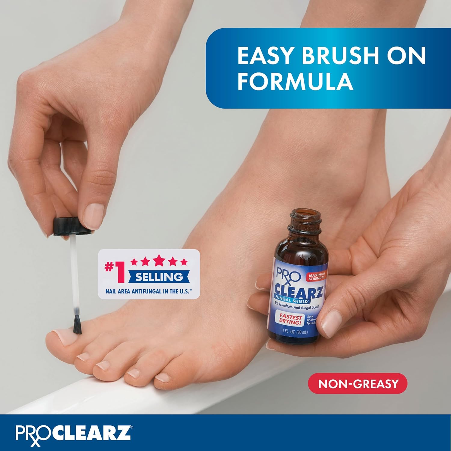 Fungal Shield Max Strength Brush-On Antifungal Liquid, 2-Pack | 2-pack brush-on antifungal liquid for max strength fungal relief, precise no-mess application - Image 4