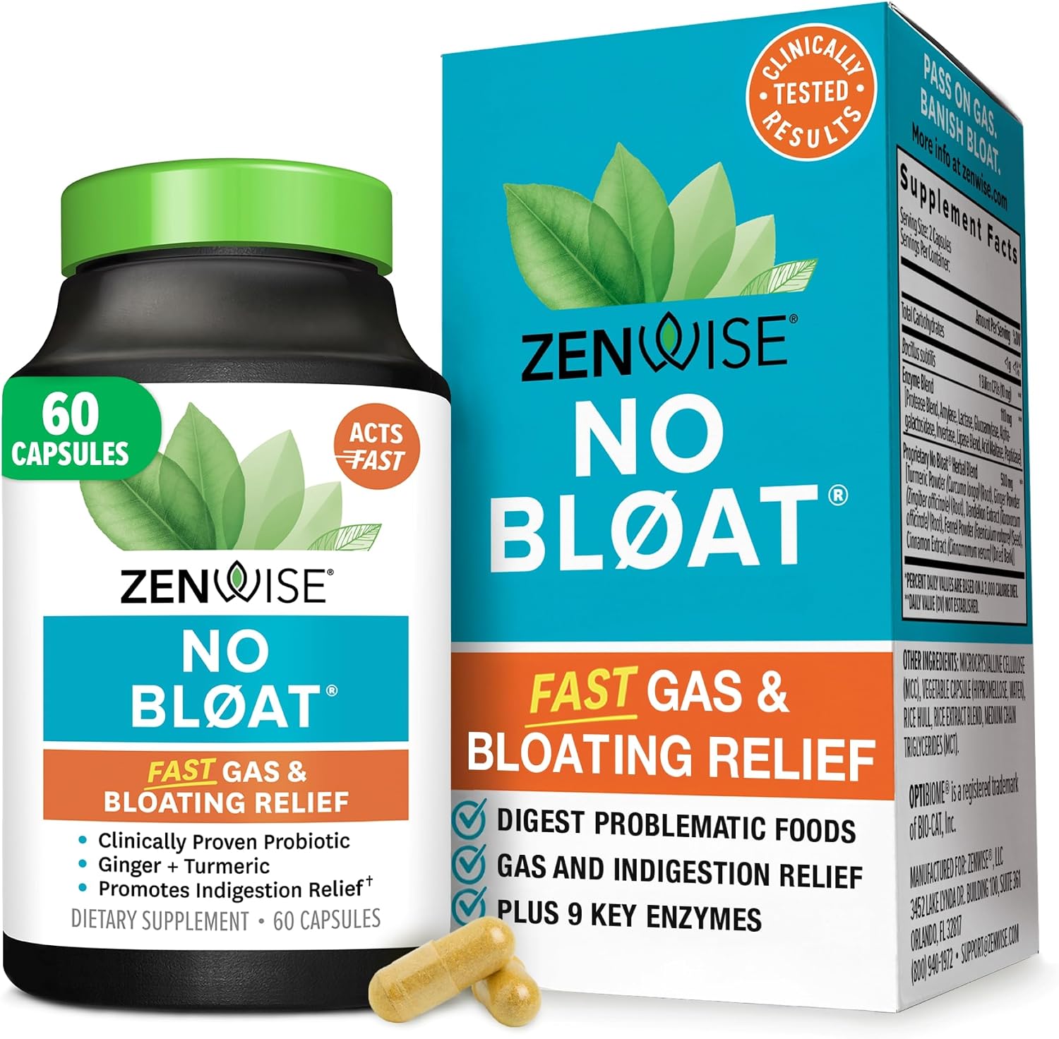 Zenwise Health No Bloat Digestive E...