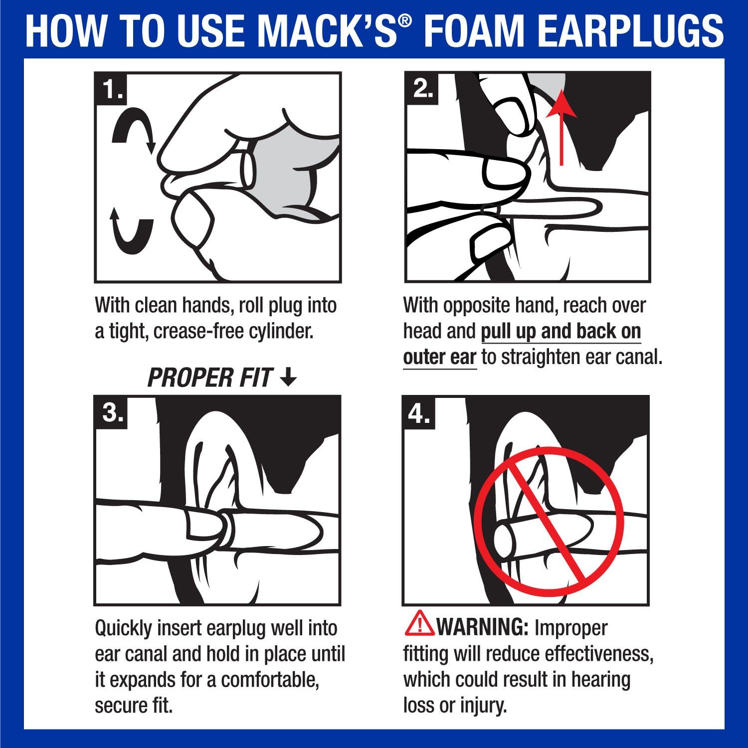 Mack’s Dreamgirl Soft Foam Earplugs, 7 Pair with Travel Case - Small Ear Plugs for Sleeping, Snoring, Studying, Loud Events, Traveling and Concerts - Image 8