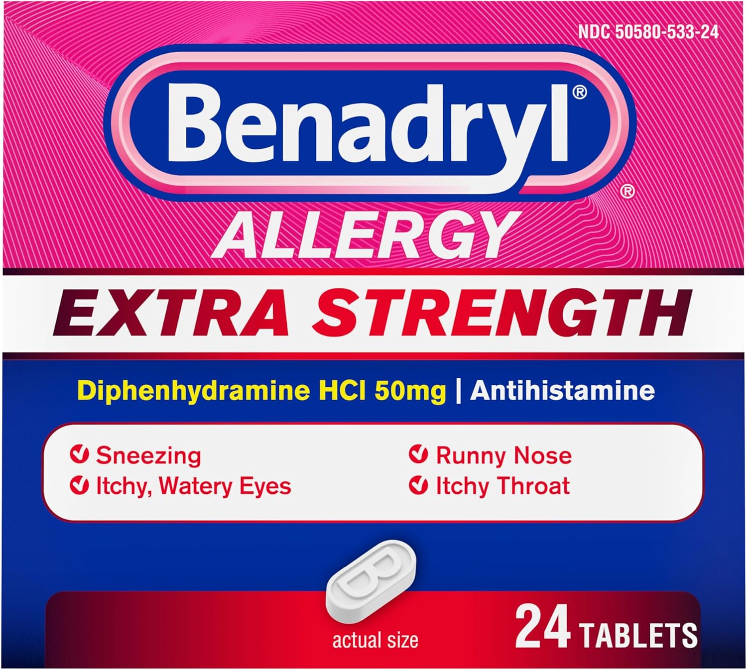 Benadryl Extra Strength Allergy Tab...