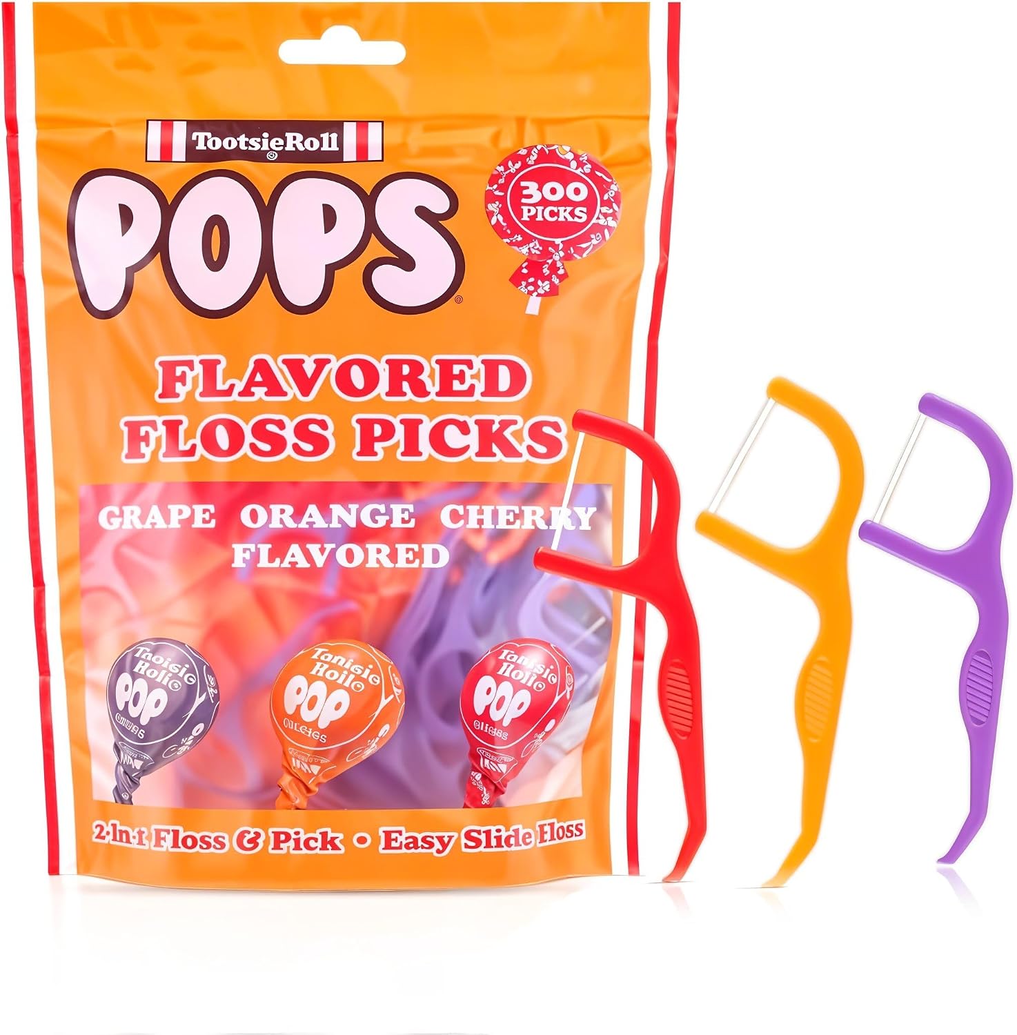Flavored Floss Picks, 300 Count, De...