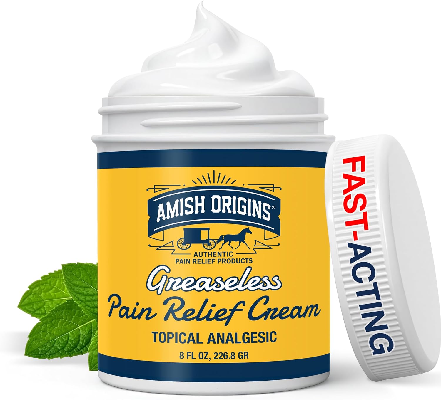 Amish Origins Pain Relief Cream, Ma...