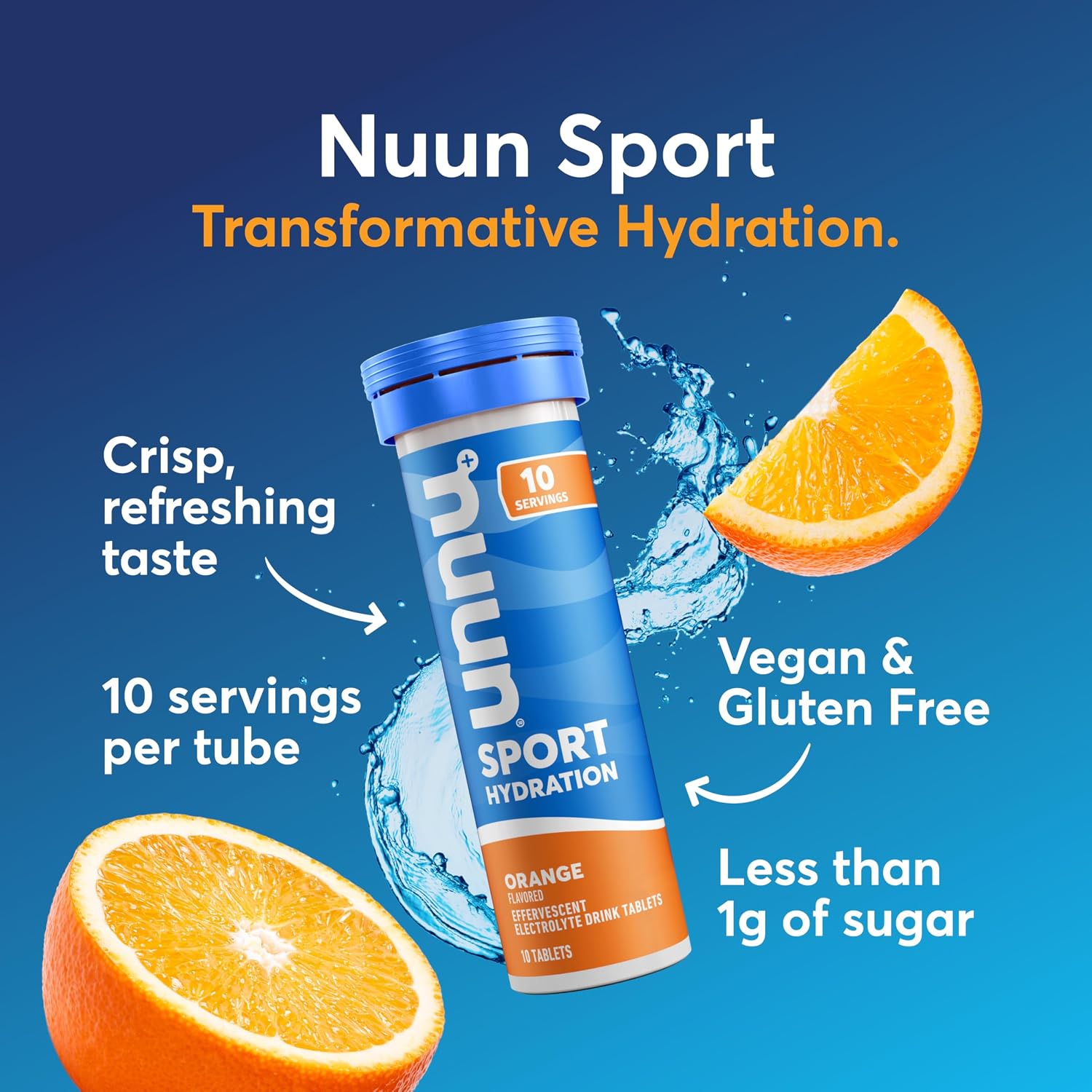 Nuun Sport Electrolyte Tablets Mixed Flavors, GF & Vegan, 4 Pack - Image 2