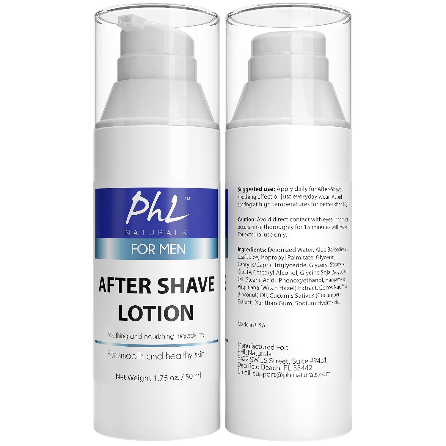 Unscented Aftershave for Men – Fragrance-Free, Alcohol-Free After Shave Lotion for Sensitive Skin – Soothes, Prevents Razor Burn, Moisturizes – 1.75 oz - Image 4