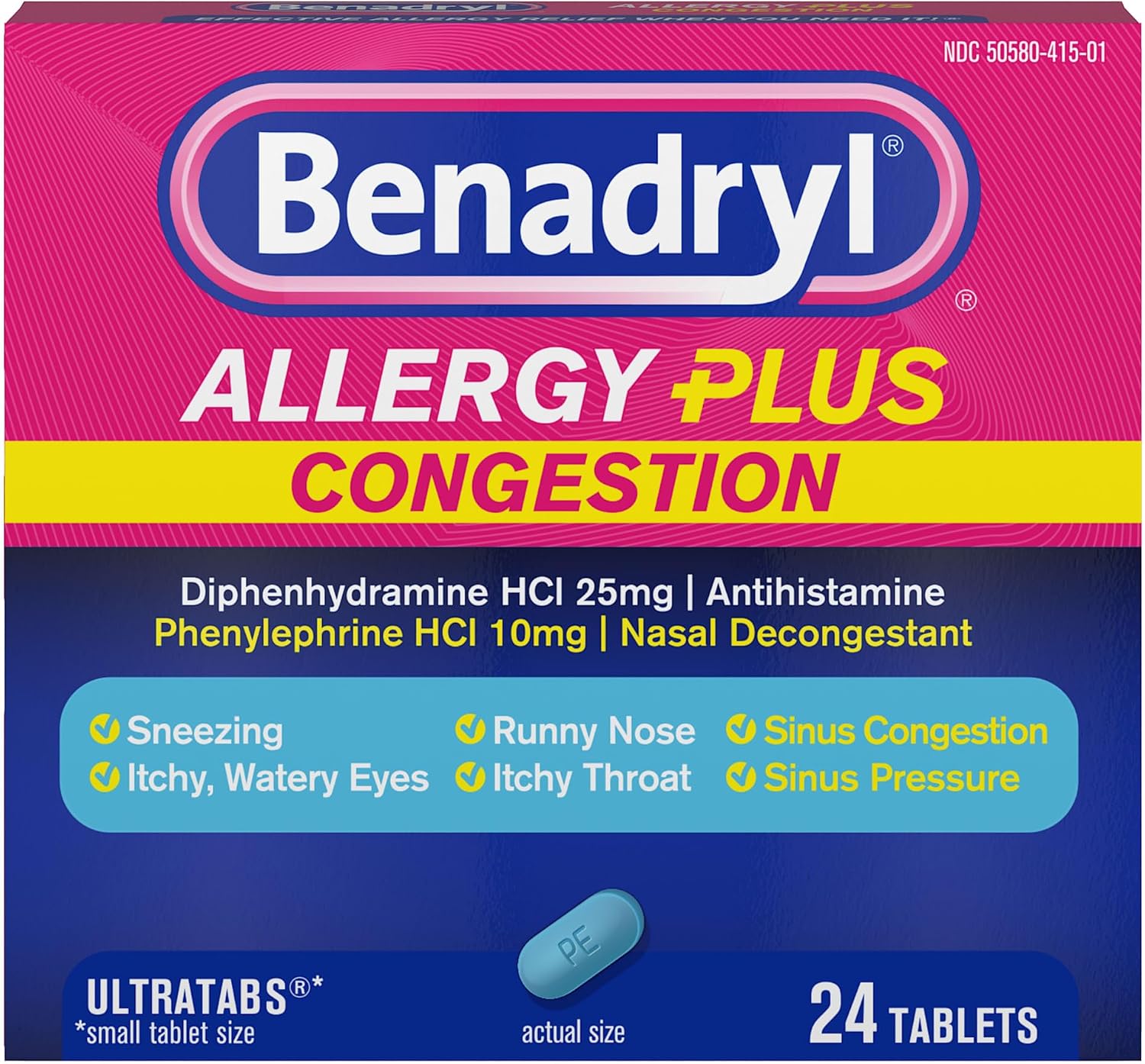 Benadryl Allergy Plus Congestion Ul...