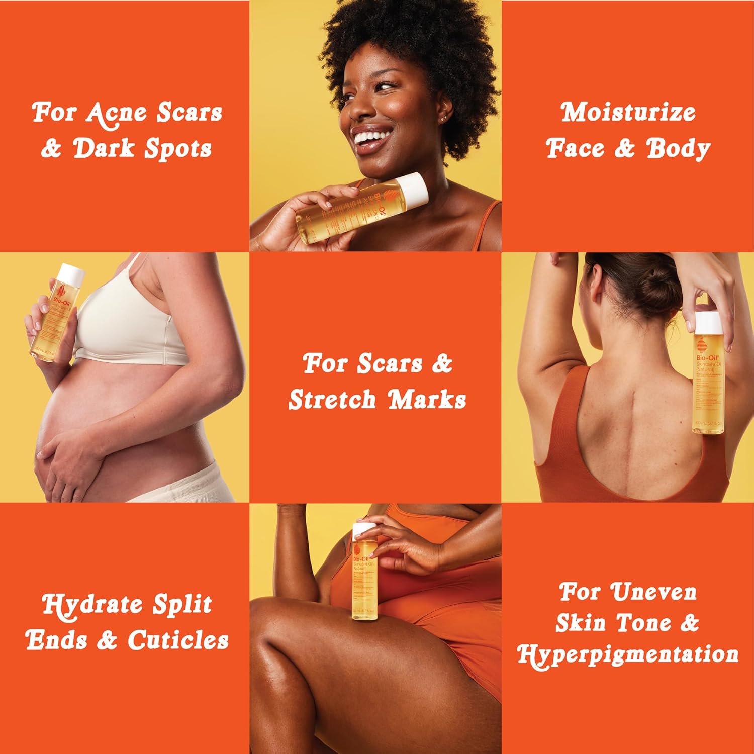 Bio-Oil Fragrance-Free Body Oil Serum for Scars & Stretch Marks, 4.2 fl oz | Dry Skin Moisturizer, Rosehip & Chamomile Oils, Scar Treatment, Stretch Mark Oil, Sensitive Skin Safe, Face and Body - Image 5