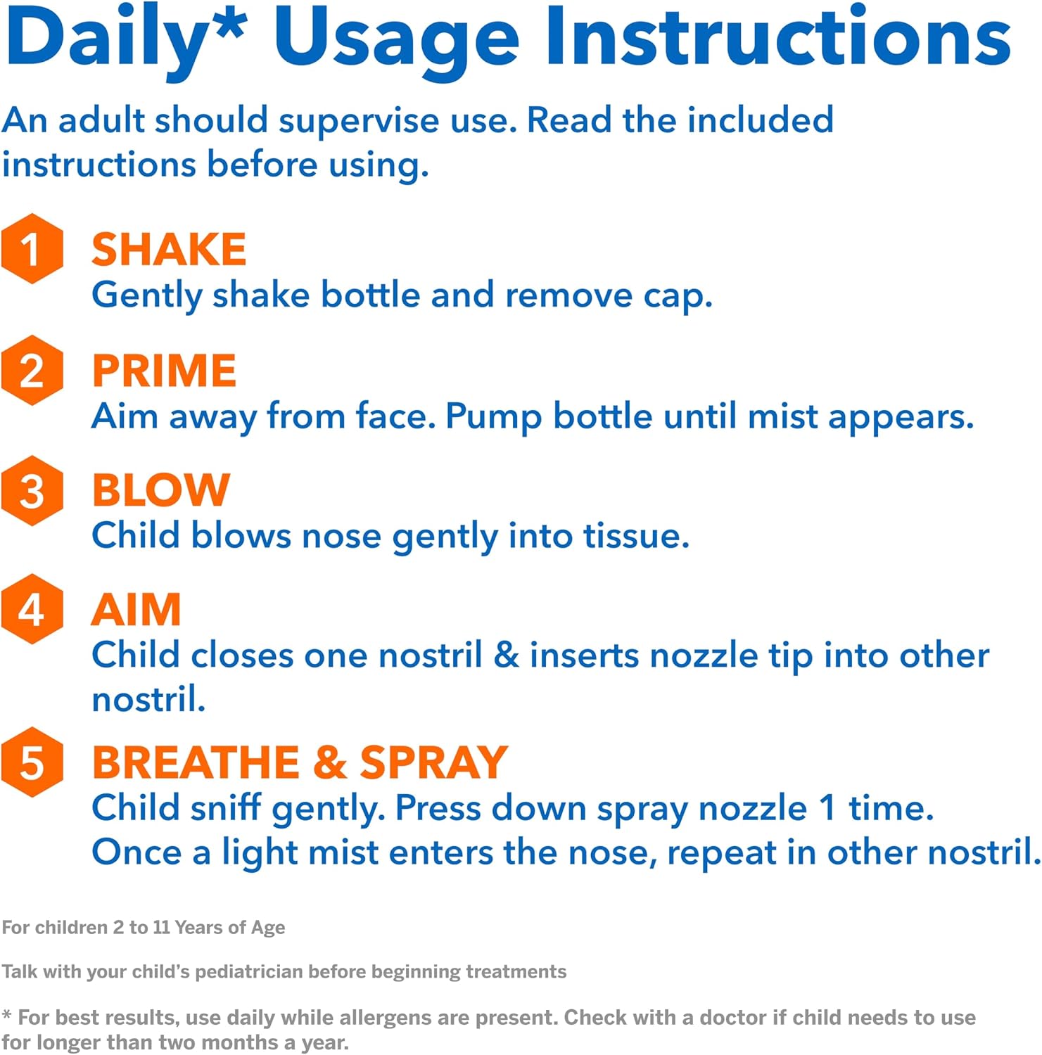 Flonase Children's Sensimist Allergy Relief Spray, 60 Sprays | Fluticasone Propionate Nasal Spray, Multi-Symptom Relief, 24-Hour Non-Drowsy Allergy Relief, Full Prescription Strength - Image 8