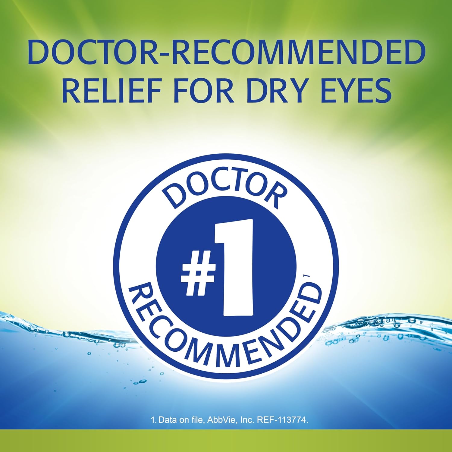 REFRESH RELIEVA FOR CONTACTS Lubricant Eye Drops Artificial Tears Contact Lens Rewetter, 0.27 fl oz (8 mL) - Image 3