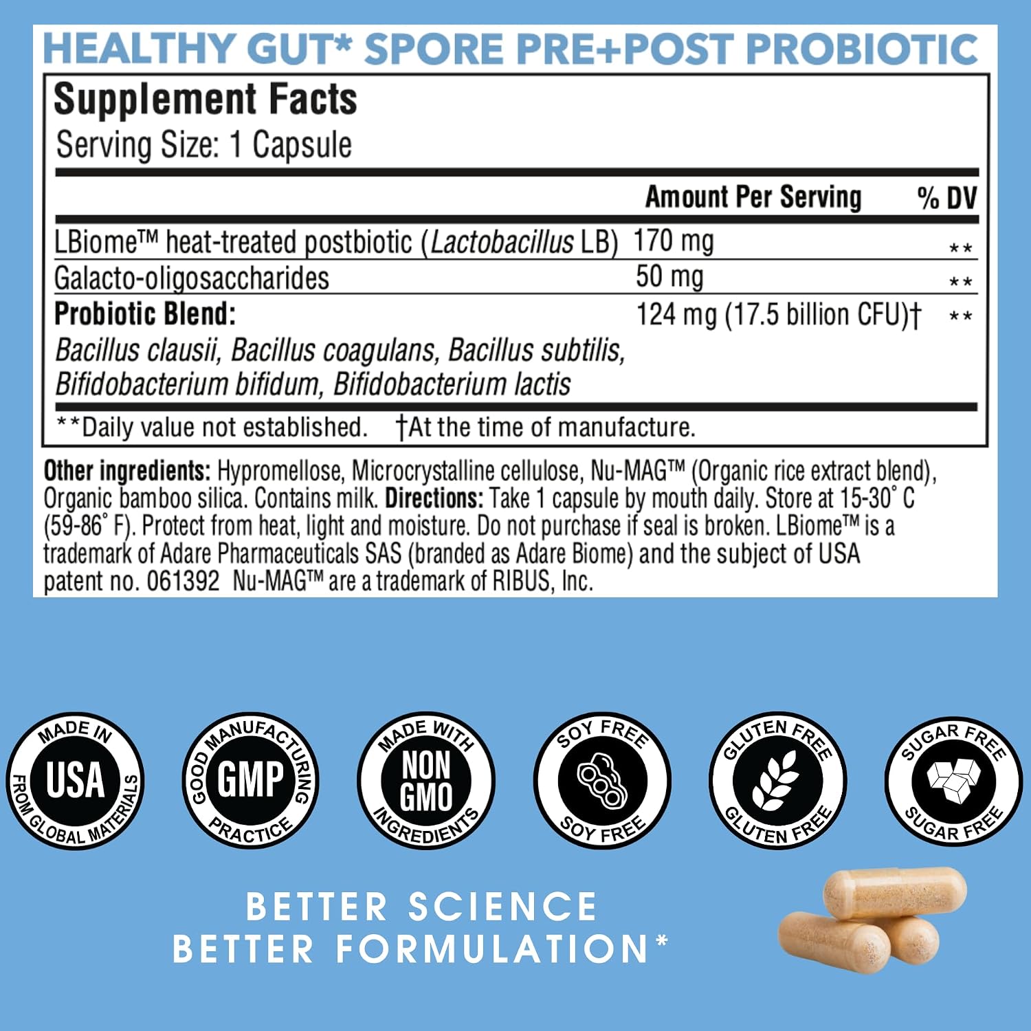 StellaLife Probiotics Oral & Gut Prebiotics Post Probiotics Kit: 44B+ CFU, 11 Oral & 6 Gut Spore strains for Digestive & Dental Health, Bad Breath Treatment, Tongue Hygiene, Strawberry Flavor, 60-Day - Image 5