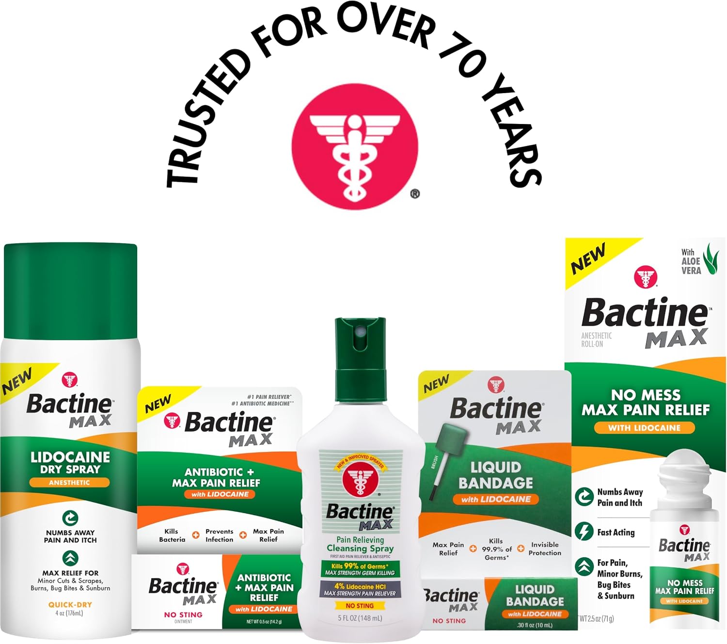Bactine MAX Liquid Bandage with Lidocaine, Wound Cleaning Solution That Kills 99% of Germs, Covers and Protects Skin, Fast-Drying Protective Seal, 0.30 fl oz | Wound Cleaning Solution with Lidocaine, Covers and Protects Skin, Fast-Drying Protective Seal, No Sting - Image 7