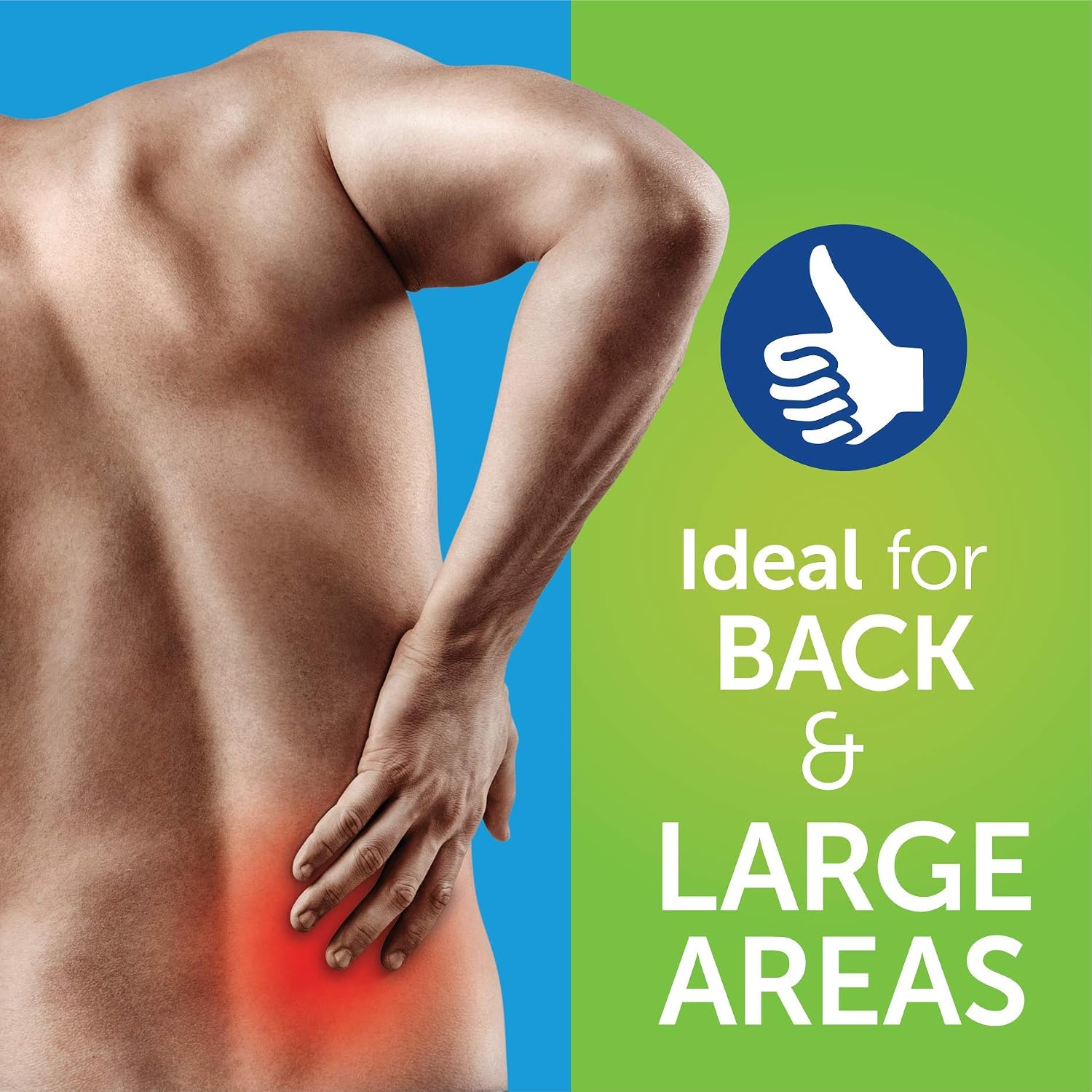 Coralite Pain Relieving Patch - Extra Strength Joint & Muscle Pain Relief Patches for Back Pain, Muscle Soreness and Joint Pain, 2 Patches Per Pack (24 Pack) - Image 3