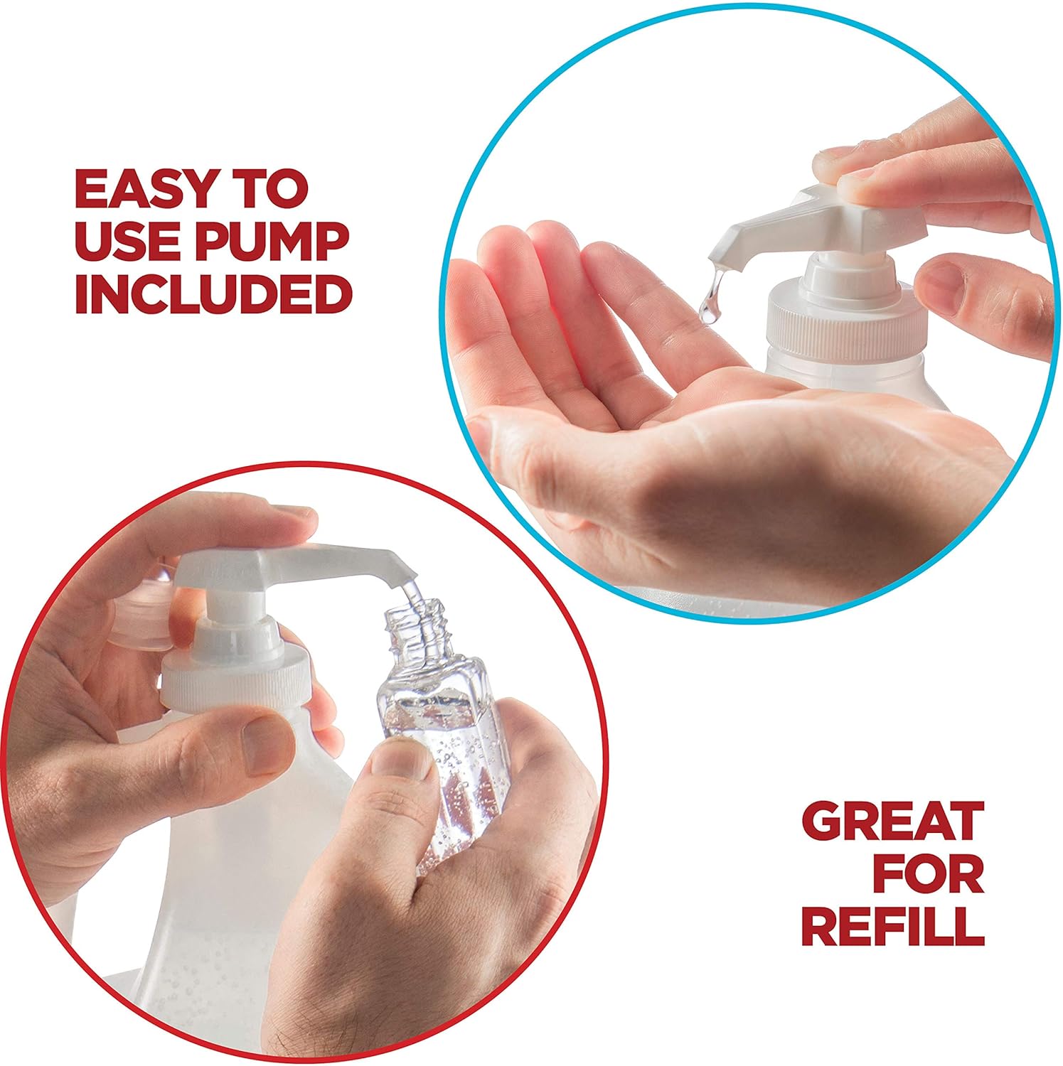 Sanit Moisturizing Hand Sanitizer Gel 70% Ethyl Alcohol - Kills 99.99% Germs, Advanced Formula with Vitamin E and Aloe Vera - Soothing Gel, Fresh Scent, Made in USA - 1 Gallon with Easy to Use Pump - Image 4