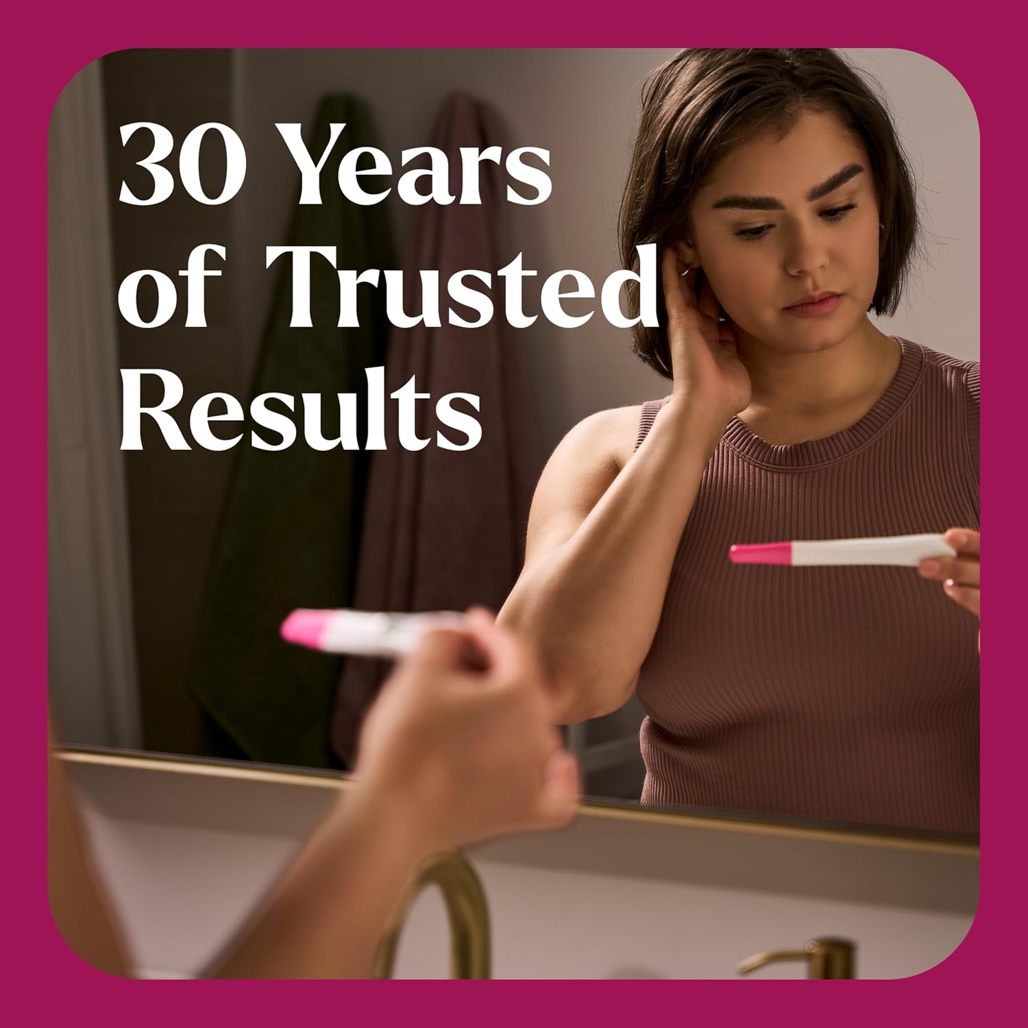 FIRST RESPONSE Comfort Check Pregnancy Test, 8 Count, Pink & White | Test As Early As 6 Days*, Over 99% Accurate*, Early Pregnancy Detection, Answers In Minutes, Trusted For 30 Years - Image 7