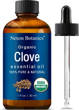 Organic Clove Essential Oil 30 ml &...