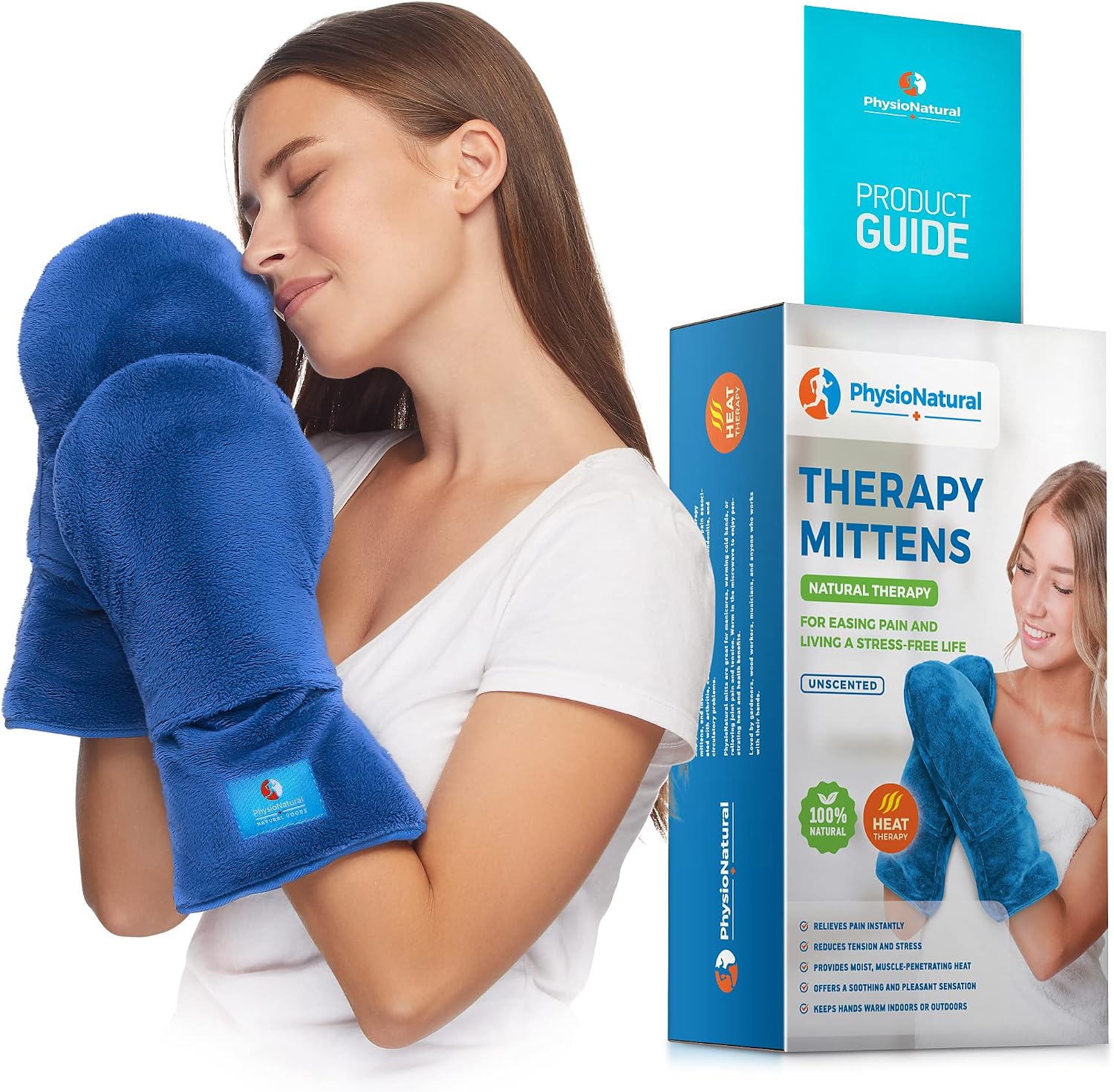 Microwavable Therapy Mittens with F...