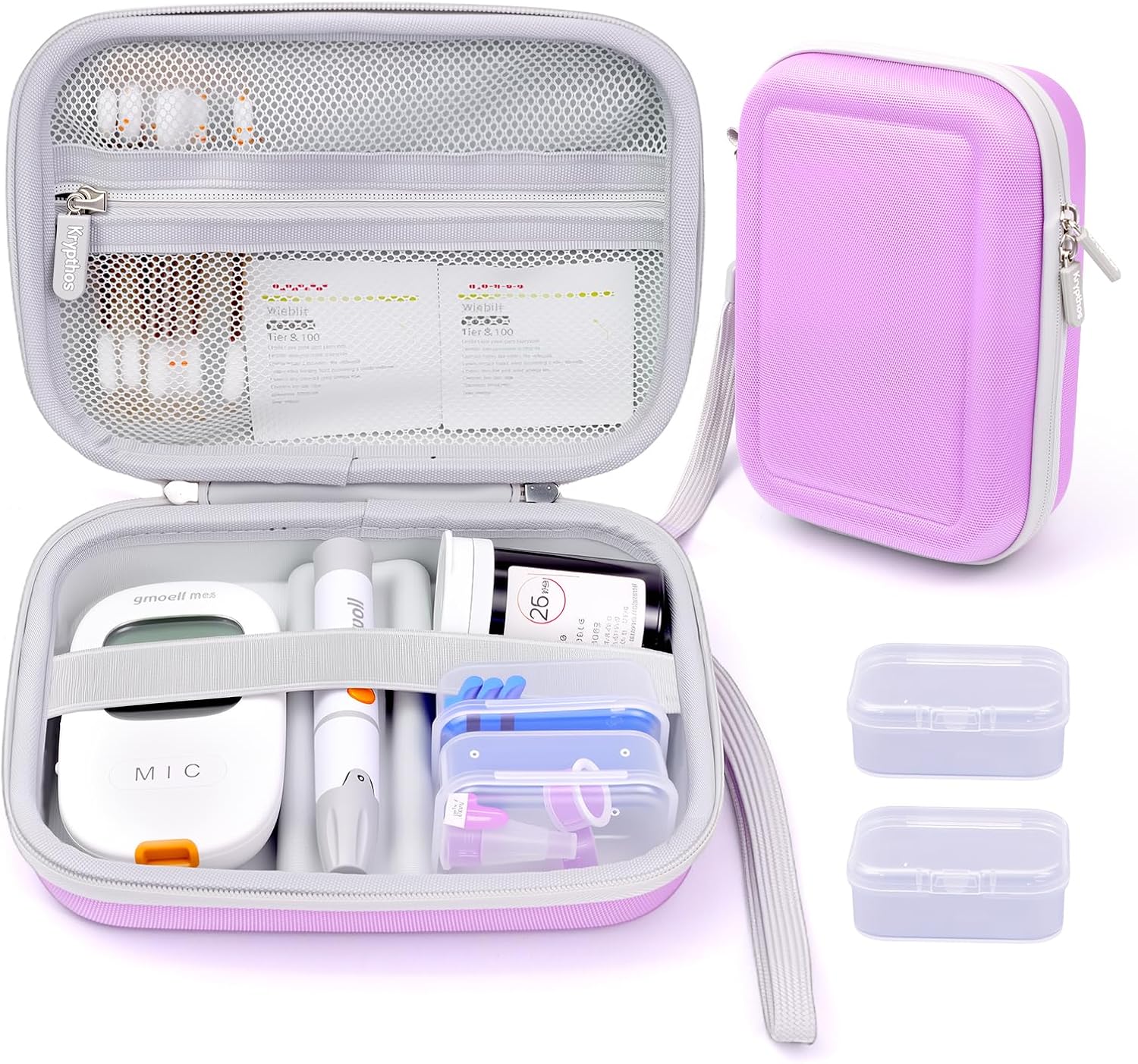 Diabetic Supplies Travel Case for G...