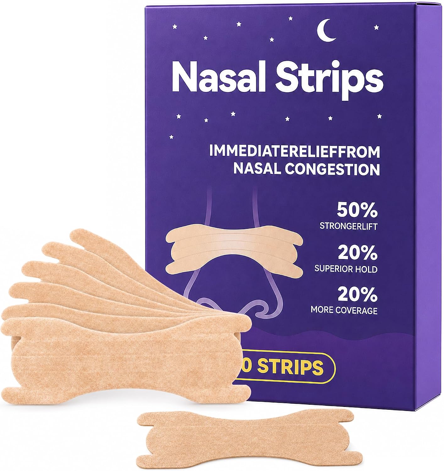 Extra Strength Nasal Strips for Sno...
