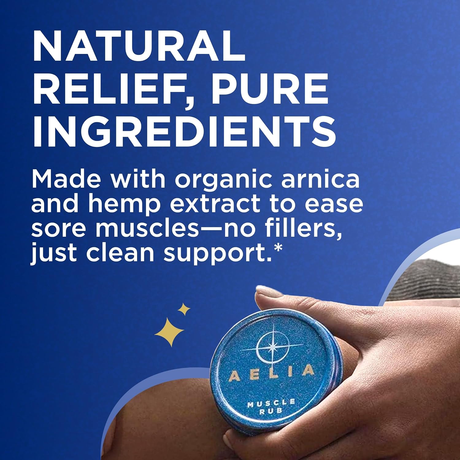Sore Joint & Muscle Rub | Fast Acting Intensive Muscle Balm with Hemp Menthol Arnica & Camphor for Back Shoulder Neck Knees and Feet Targeted Relief | Long Lasting Non-Greasy & Lightweight (2 Pack) - Image 3