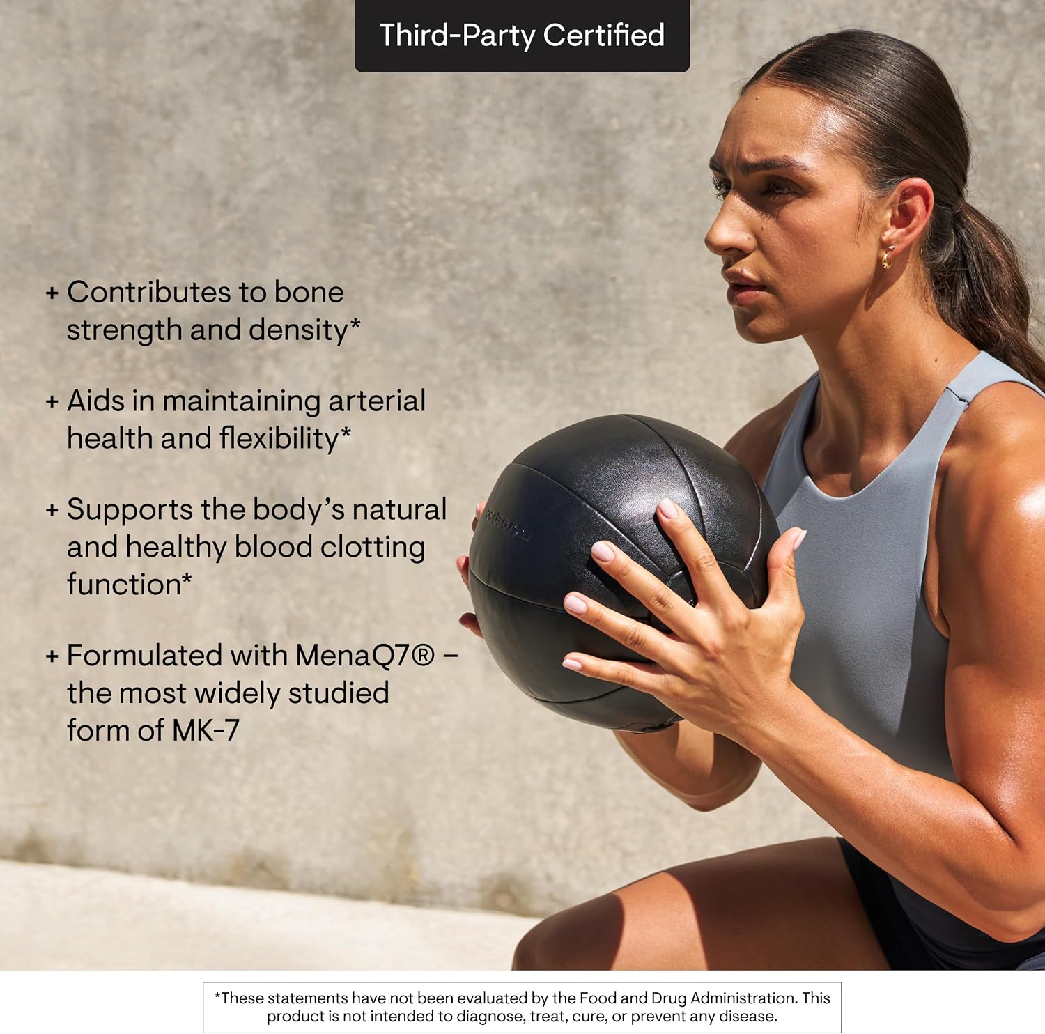 THORNE Vitamin K, Vitamins K1 and K2 (as MK-4 and MK-7), 60 Capsules | Helps Maintain Bone Mineral Density & Supports Healthy Blood Vessels*, Gluten, Dairy & Soy-Free, NSF Contents Certified - Image 5