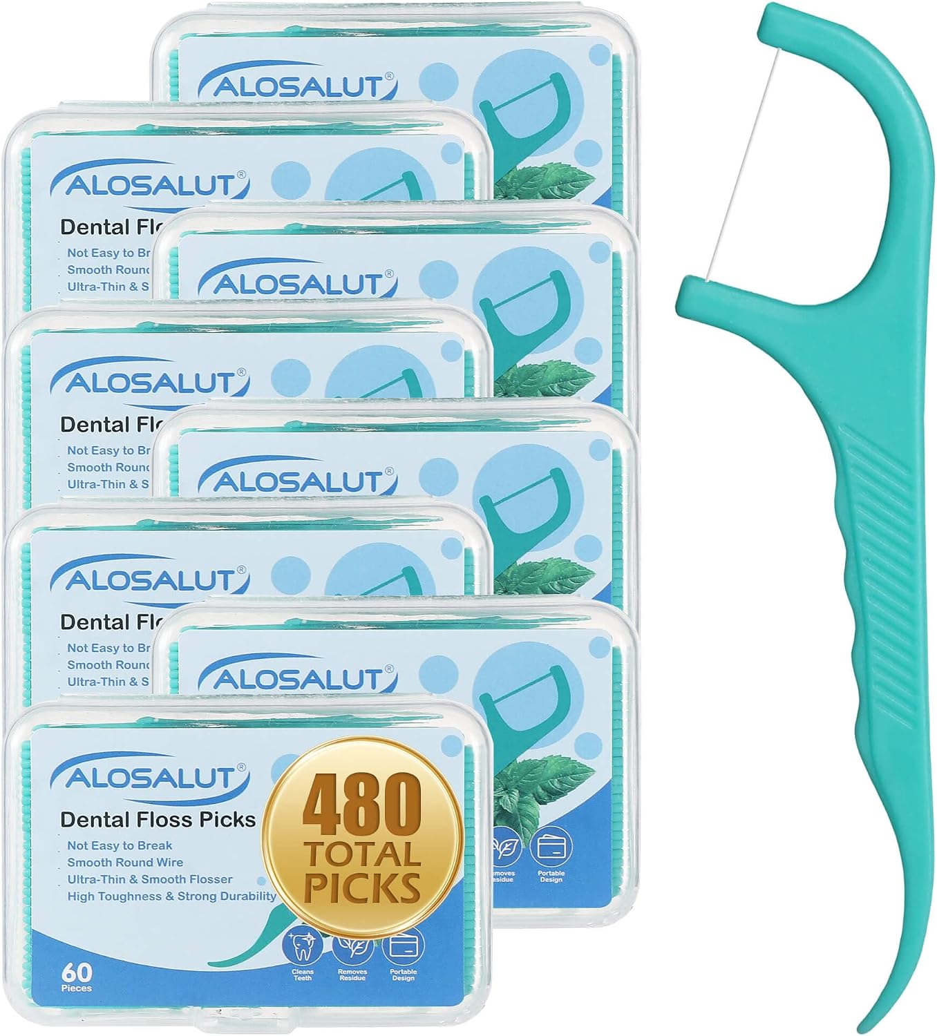 480 Count Dental Floss Picks – Mi...