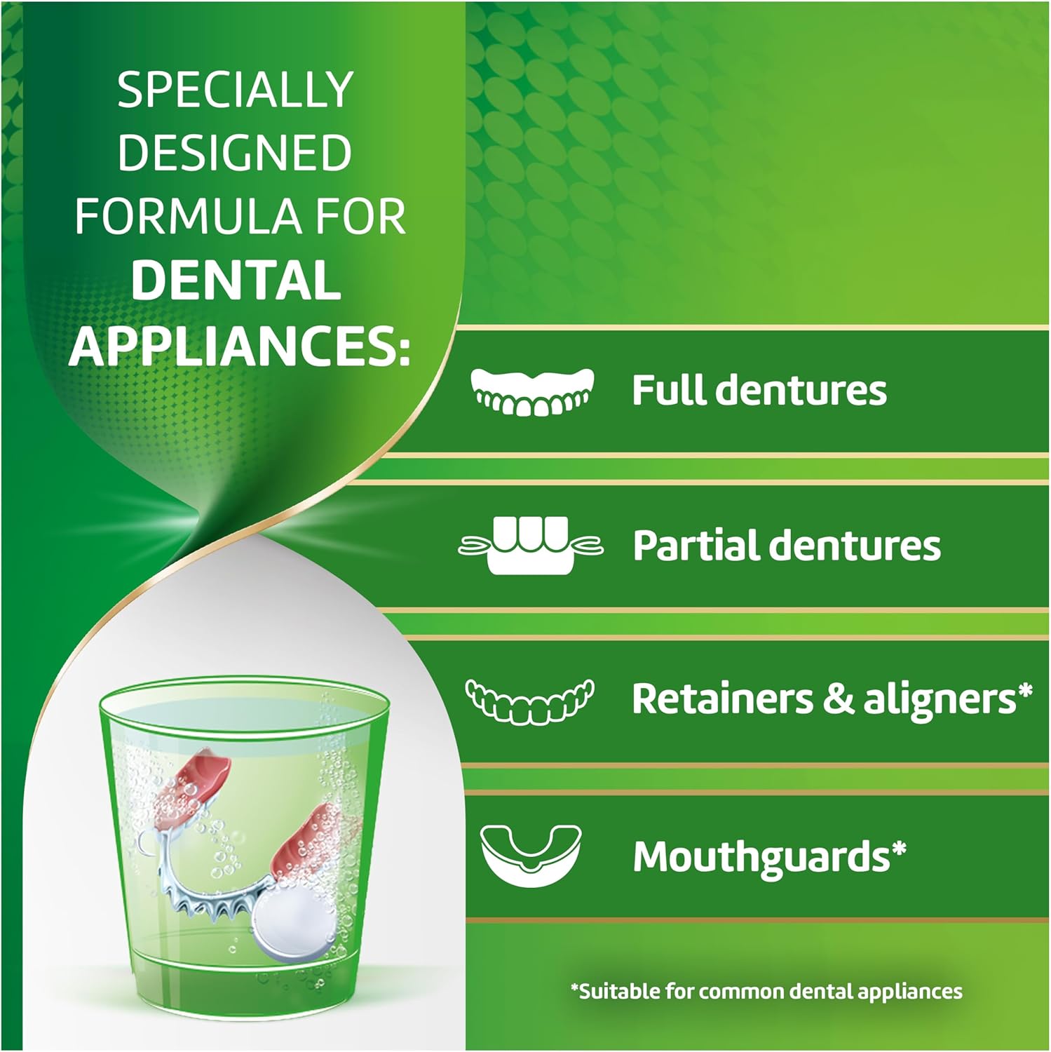 Polident 3 Minute Antibacterial Retainer Cleaner Tablets, 90 Count (2 Pack) - Image 5