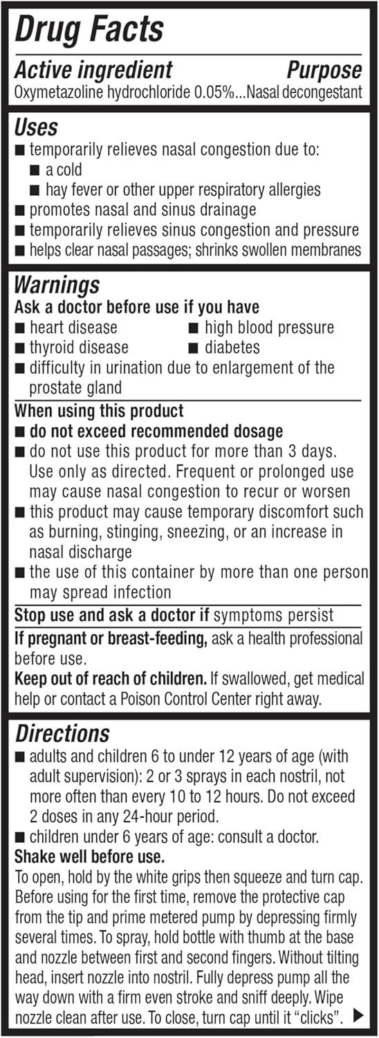 Mucinex Sinus-Max Nasal Spray Decongestant, 12 Hour Over-The-Counter Medication Nose Spray for Sinus Relief, Nasal Decongestants for Adults & Sinus Congestion, Clear & Cool 3/4 Fl Oz(22ML) - Image 10