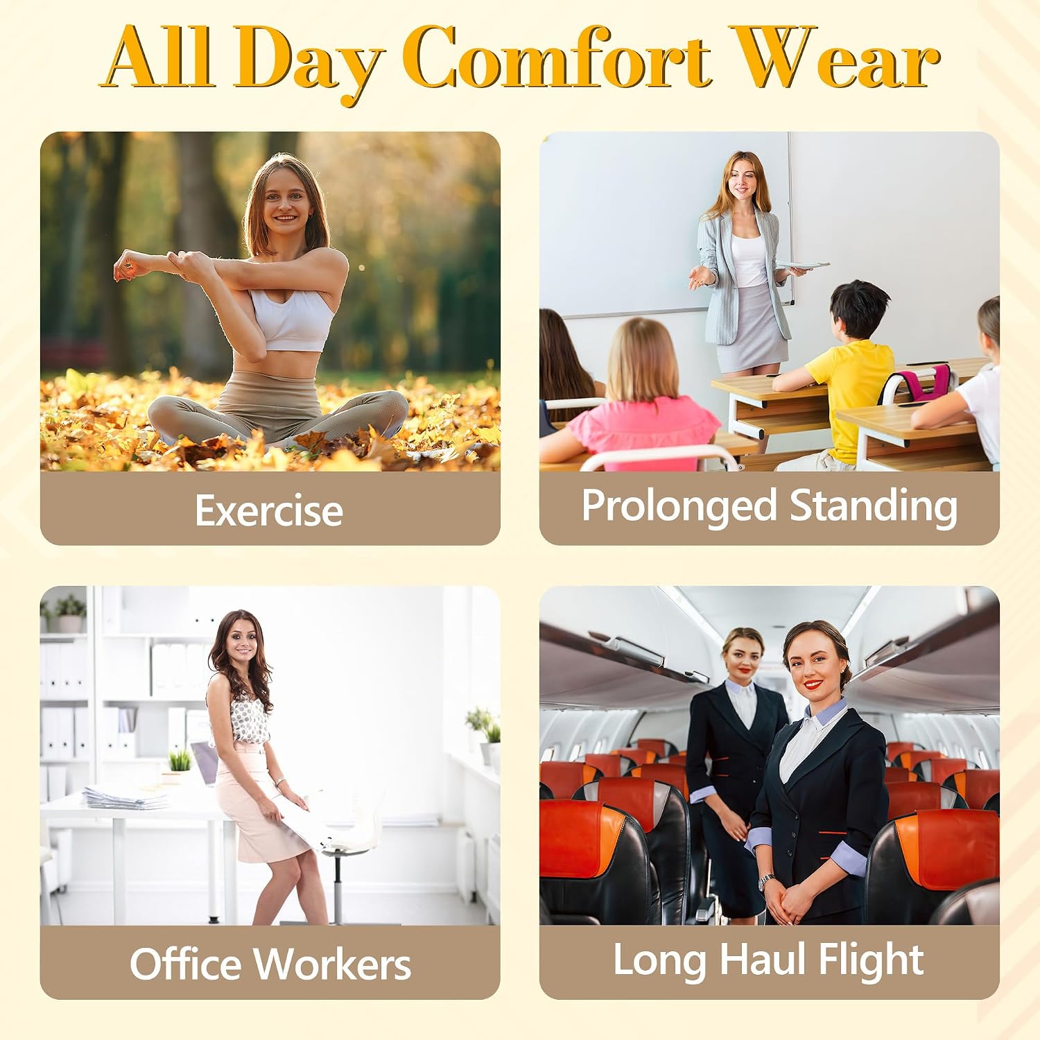 Medical Compression Tights Women, 20-30 mmHg Graduated Compression Pantyhose Men, Footless High Waist Support Hose - Image 6
