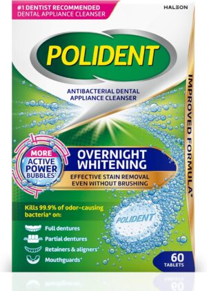 Polident Overnight Whitening Antiba...