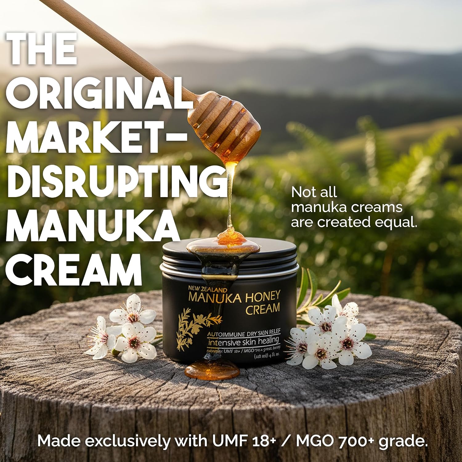 BALM OF GILEAD Manuka Eczema Honey Cream - Moisturizer for Sensitive Skin, Eczema, Psoriasis & Dermatitis - Manuka Honey Ointment, Grassfed Tallow - Image 3