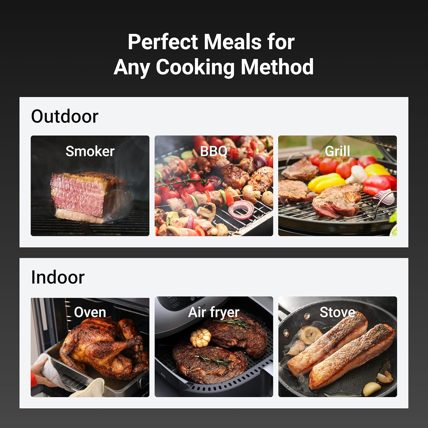ThermoMaven Sub-1G Smart Wireless Meat Thermometer with Standalone Base | 10X Enhanced Signal and Stability, ±0.5℉ Certified Accuracy, WiFi Unlimited Range for BBQ, Oven, Smoker, Grill - Image 8