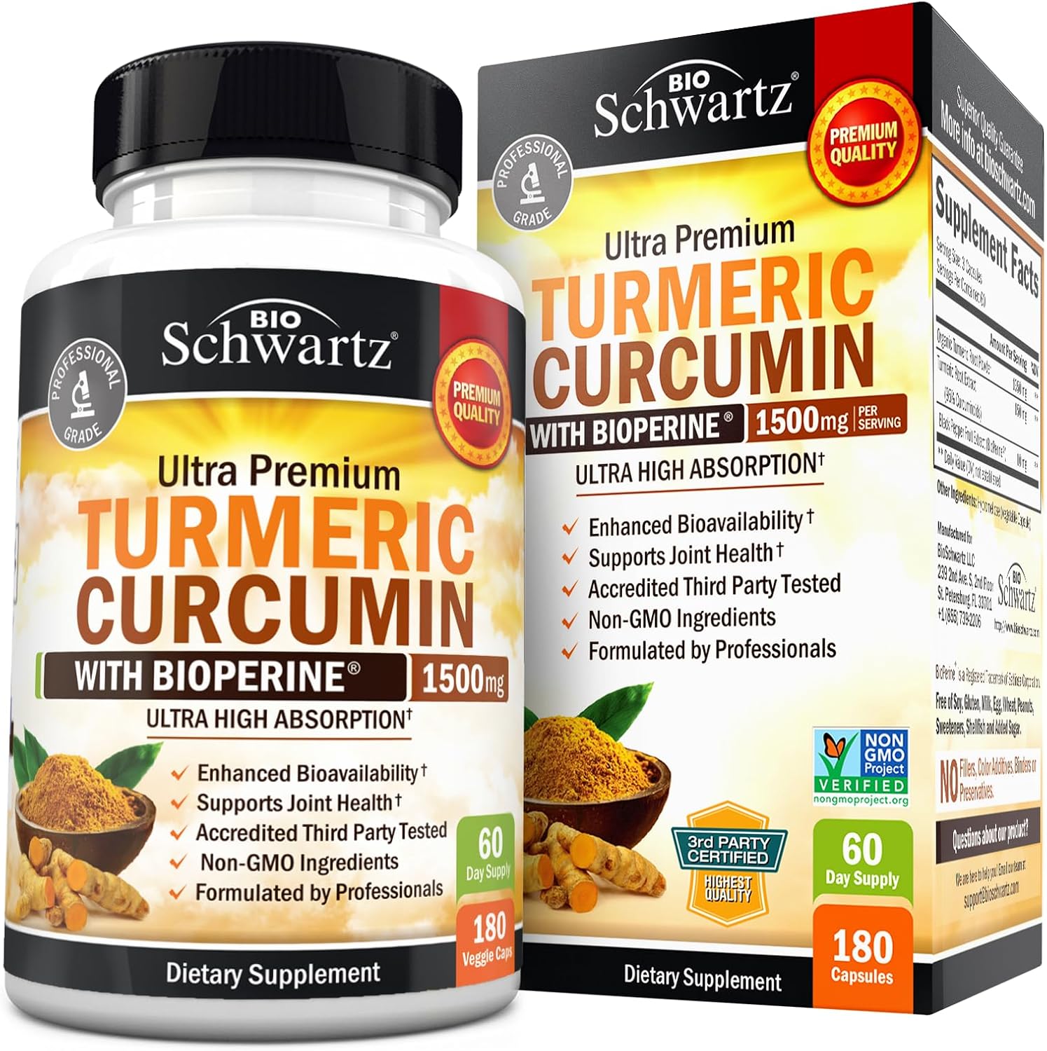 Turmeric Curcumin with Black Pepper...