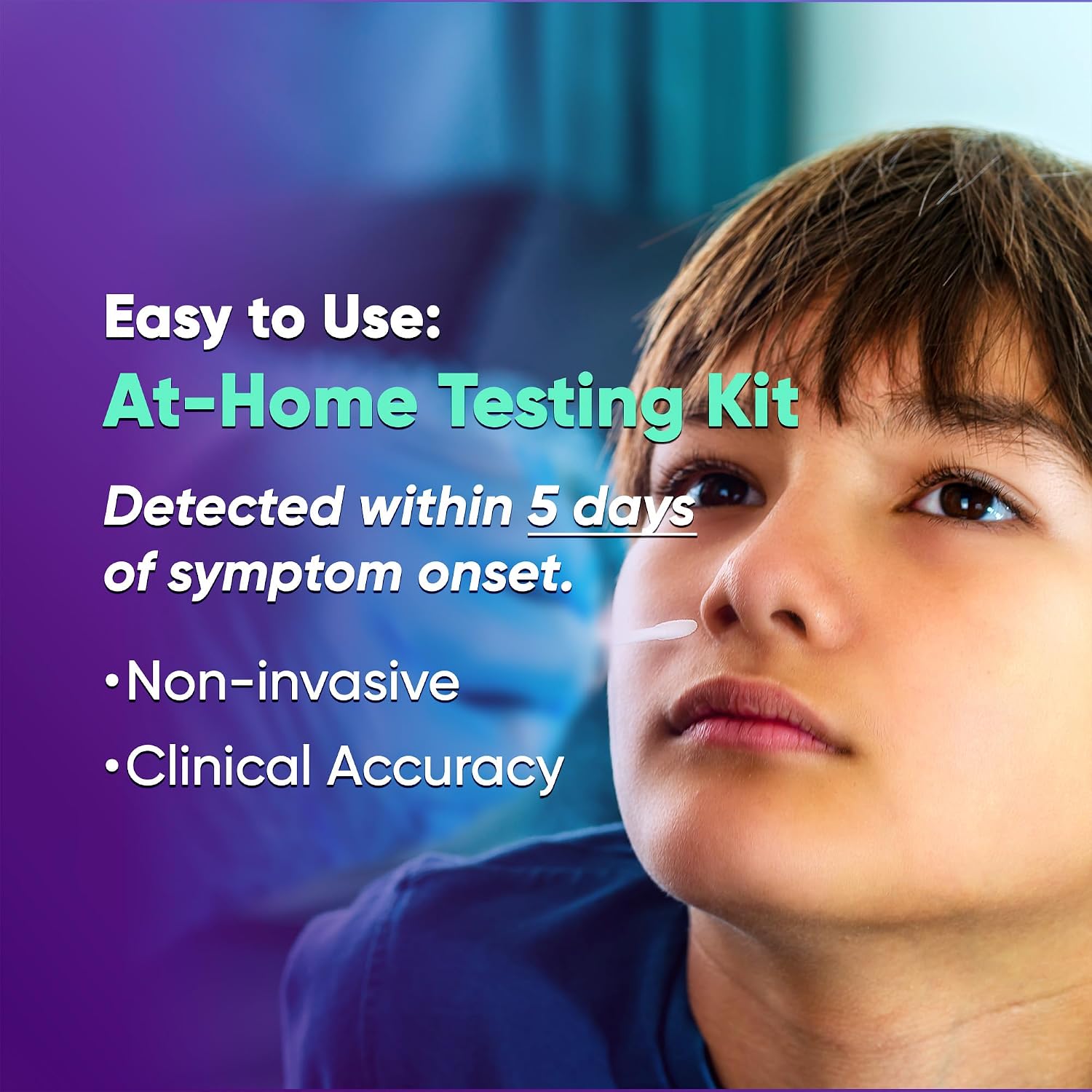 WELLlife COVID-19/Flu A&B Home Test, 3-in-1 Covid Flu Combo Test, 5 Tests | Results in 10 Mins, Nasal Swab Test, No Discomfort, for Age 2+ Children & Adult Use - Image 3