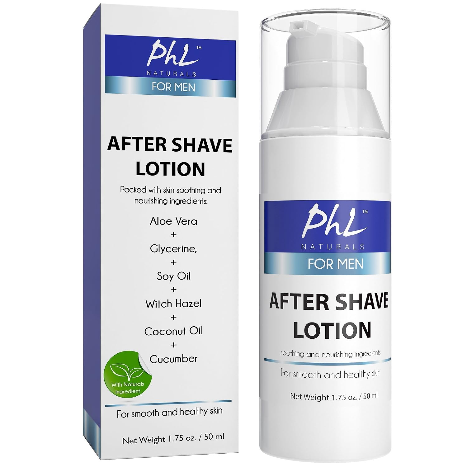 Unscented Aftershave for Men – Fragrance-Free, Alcohol-Free After Shave Lotion for Sensitive Skin – Soothes, Prevents Razor Burn, Moisturizes – 1.75 oz - Image 2