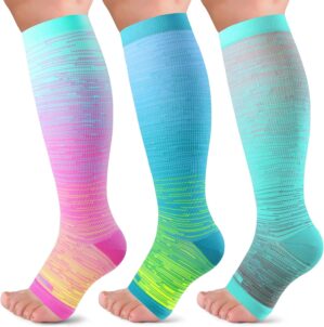 LEVSOX Open Toe Compression Socks f...