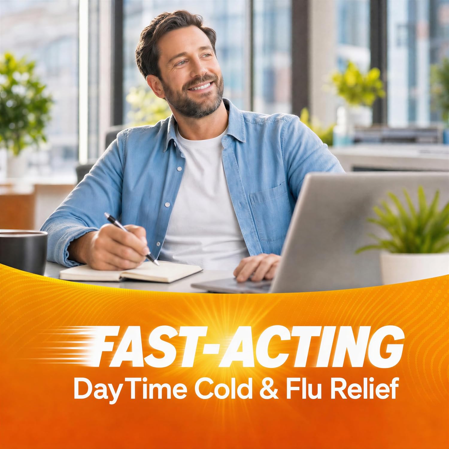 AXIV Daytime Multi-Symptom Cold and Flu Relief Softgels, Non-Drowsy Cold Medicine, Relief of Sore Throat, Minor Aches and Pains, Fever, Cough, 25 Blister Packs, 2 Softgels Each, 50 Total Count - Image 4
