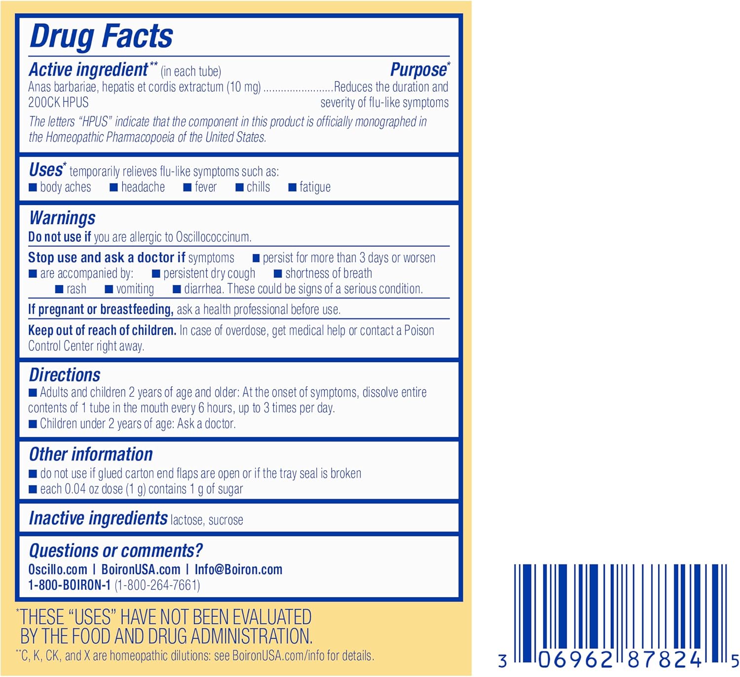 Boiron Oscillococcinum for Relief from Flu-Like Symptoms of Body Aches, Headache, Fever, Chills, and Fatigue - 30 Doses - Image 9